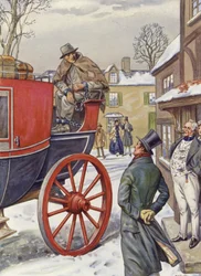 George Loveless, Tolpuddle Martyr, on the Coach at Salisbury